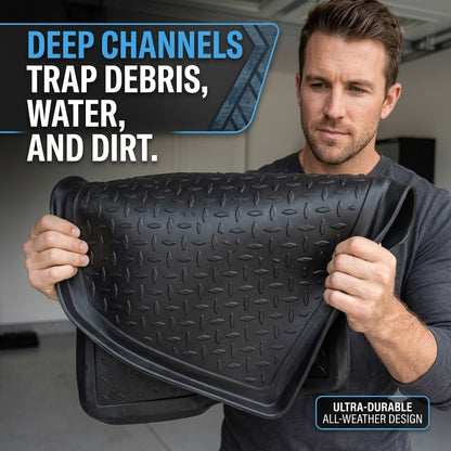 Universal Heavy-Duty Car Floor & Trunk Mats