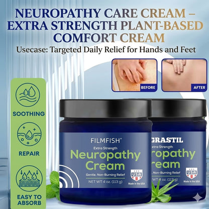 Neuropathy Care Cream – Extra Strength Plant-Based Comfort Cream (4oz)